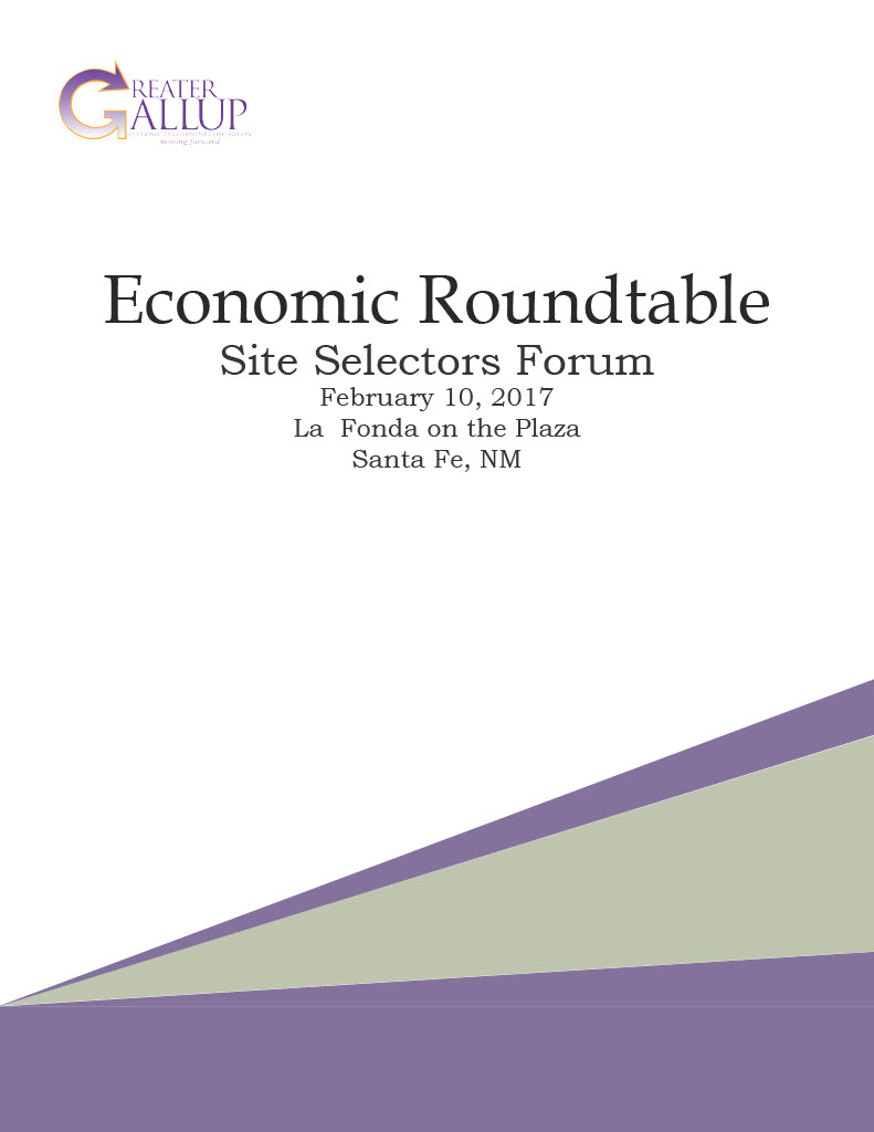 Click to view 2017 Economic Roundtable Final Report - Site Selectors Forum link