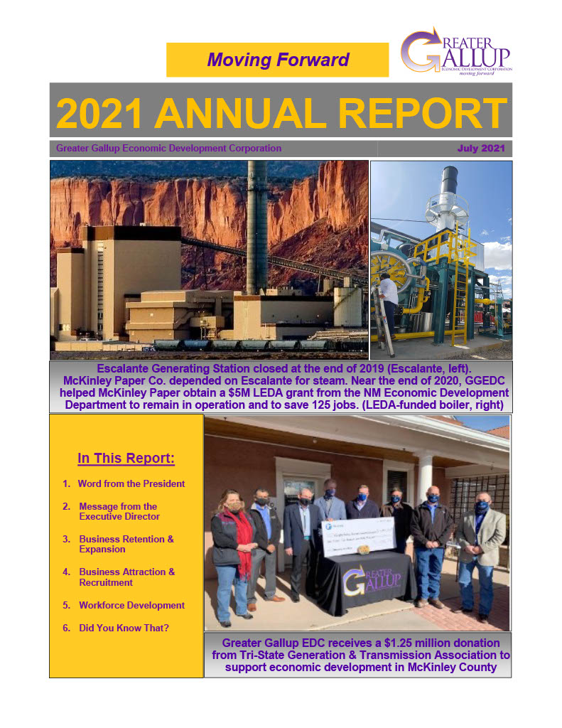 Click to view GGEDC Annual Report 2021 link